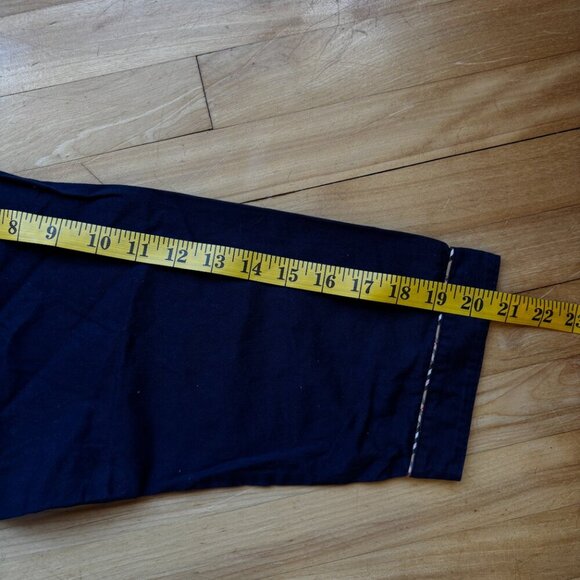 Vintage Burberrys Men’s Plaid Trim Pajama Top - L - Picture 5 of 12